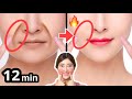 12mins Smile Lines Exercises🔥 Face Lift Yoga For Laugh Lines, Nasolabial Folds, Droopy Lip Corners