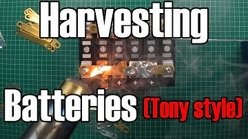 Solar build on a very tight budget 1 - Harvesting batteries the (un)correct way - Don