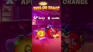 🍎🆚🍊Do you vibe with the crunch of an apple or the zest of an orange?  #lotsaslots screenshot 3