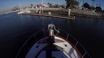 Docking practice, single engine, no thruster.