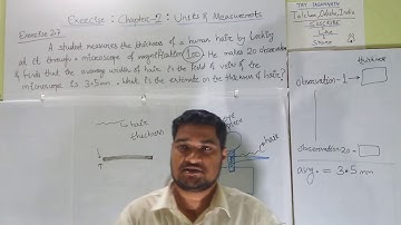 Exercise - 2.7# Chapter-2 # UNITS AND MEASUREMENT # NCERT PHYSICS CLASS 11 Solutions