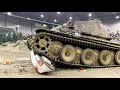 Big Scale RC Tanks crushing boats, cars and more!