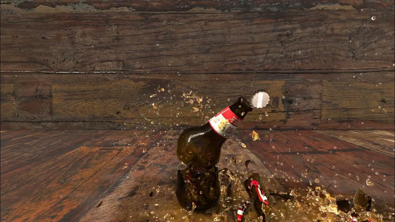 Exploding Beer - Houdini 20 - YouTube