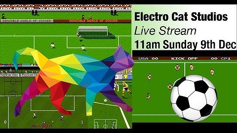 Live Coding Javascript - Making a Soccer Video Game | Electro Cat Studios