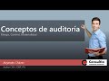 Conceptos de auditoría