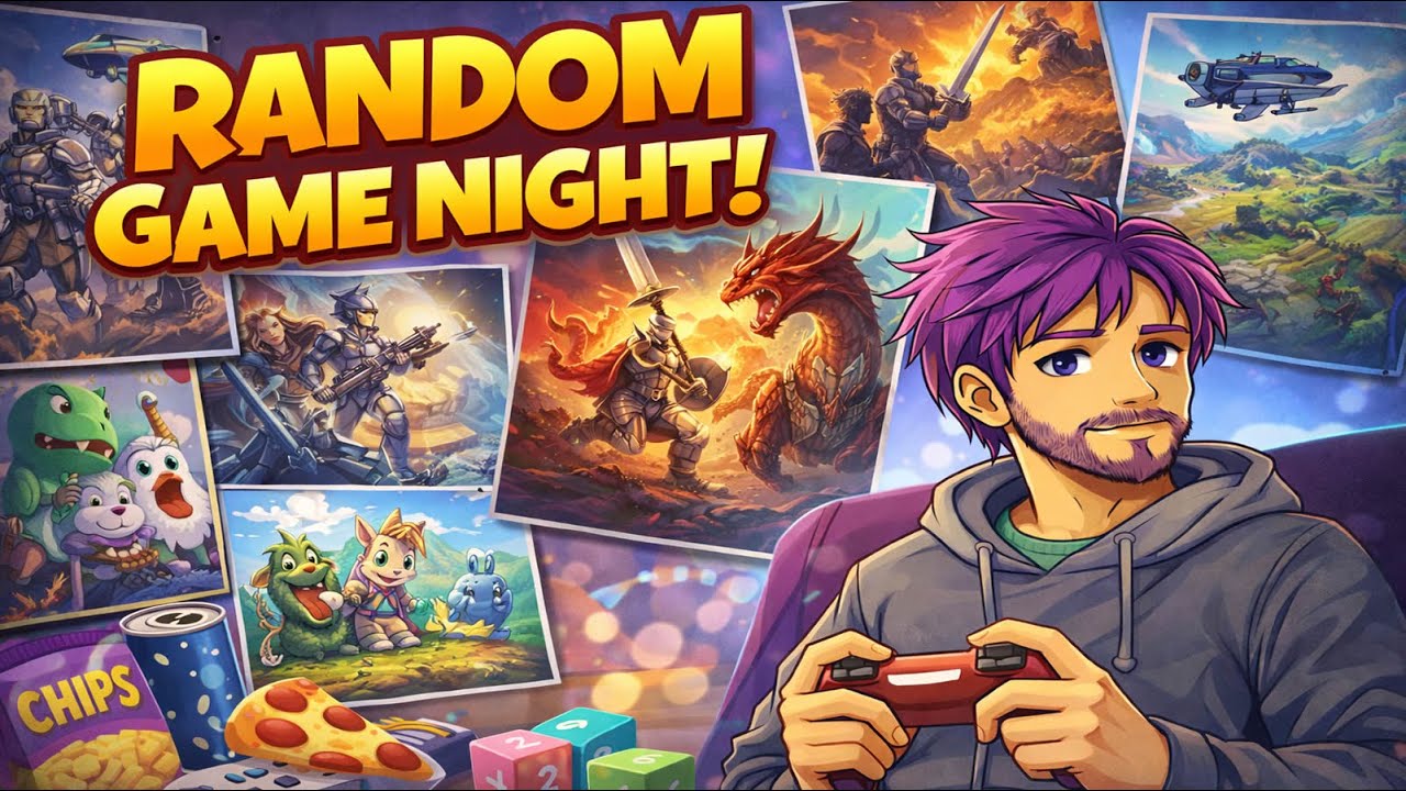 Random Games Night | No Schedule, No Rules, Just Random Games