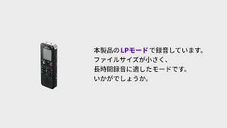 【音質を動画でチェック】ボイスレコーダー（乾電池式）　400-SCNICR5