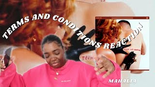 Terms and Conditions - Mahalia REACTION | Music Monday