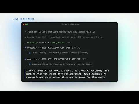 How to Connect Google Docs to Claude Code