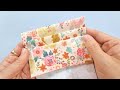 Vous pouvez fabriquer un portecartes facilement et simplement avec un seul morceau de tissu