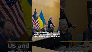 US and Ukraine announce revised peace plan: this is what we know | AJ #shorts