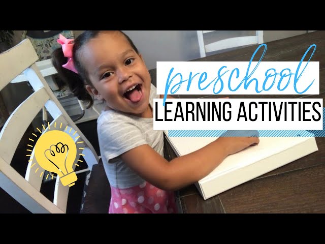 Preschool Learning Activities