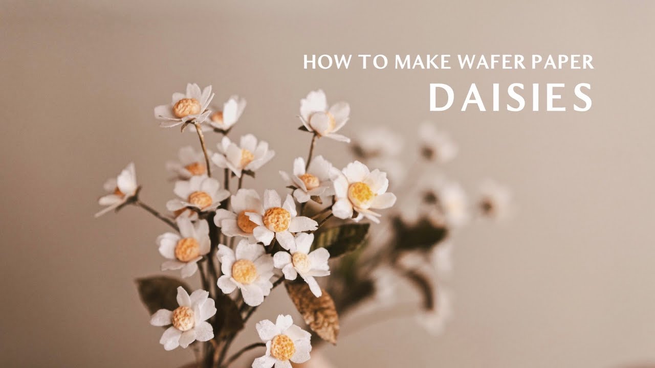 How to make wafer paper filler flowers