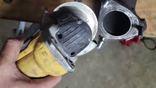 How to remove broken exhaust manifold studs