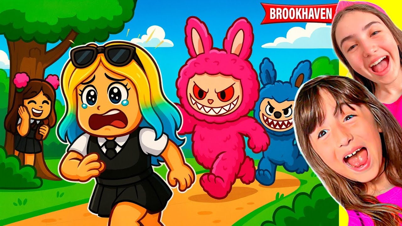 OS LABUBUS ATACARAM BROOKHAVEN e a MENINA MALVADA FICOU com MEDO! Sophie Também Joga