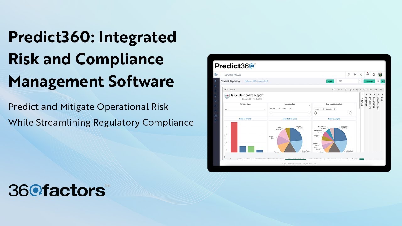 Predict360: Integrated Risk and Compliance Management Software - YouTube