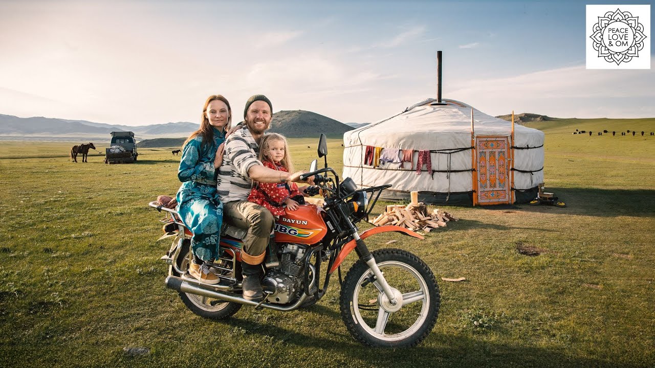 Немецкая семья живет среди кочевников в Монголии