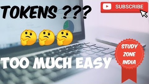 🔴 Tokens || JAVA || CLASS 8 || ICSE