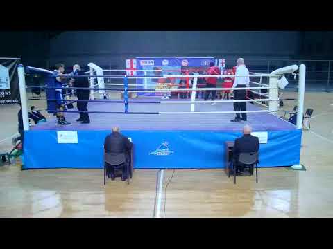 26-02-2022(51kg) RED Nodari Darbaidze VS BLUE Leqso Khasaia.Georgian  Boxing Championship Semi-final