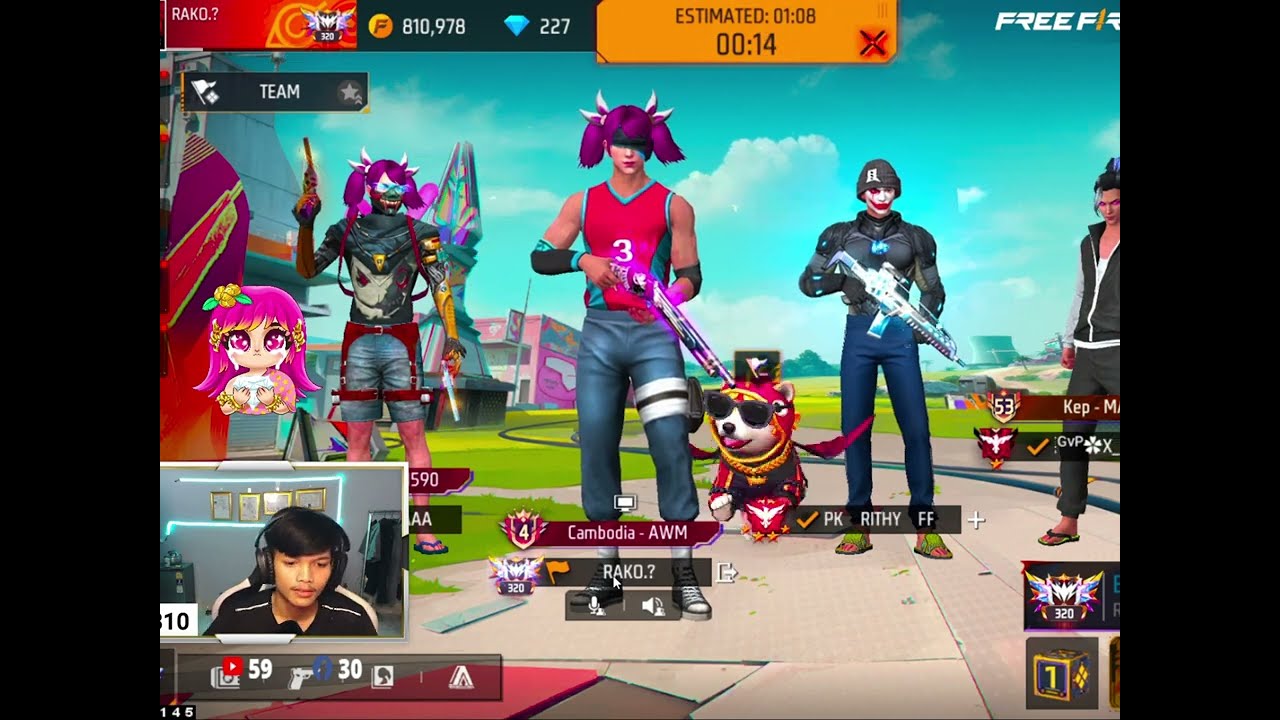 កុំពូល អ្នក ទ្រឺស្ដី 🤣 FREE FIRE