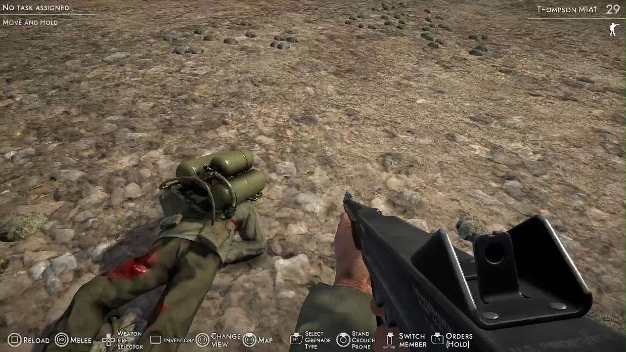 How to take a flamethrower in Easy Red 2.