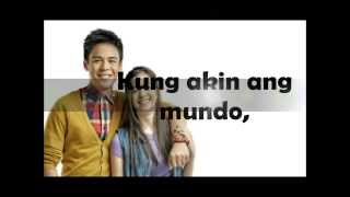 Video thumbnail of "Kung Akin Ang Mundo - Khalil Ramos (Lyrics) HD"