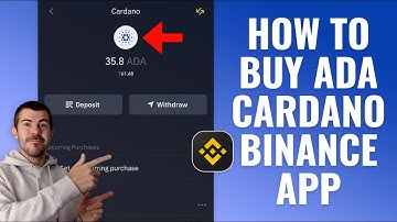How to Buy Cardano ADA on Binance App