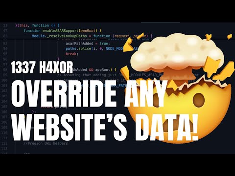 How to override ANY website's response (1337 H4x0r)