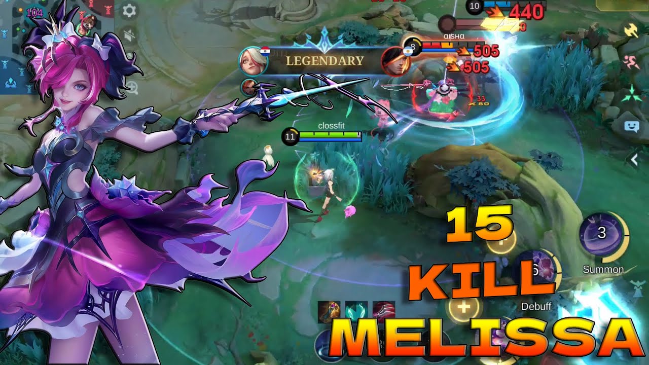 MELISSA 15 KILLS | TRIPLE KILL & MANIAC | BUILD TOP 1 GLOBAL | MOBILE LEGENDS 2025