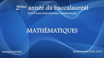 Révision: Équations différentielles et calcul intégral