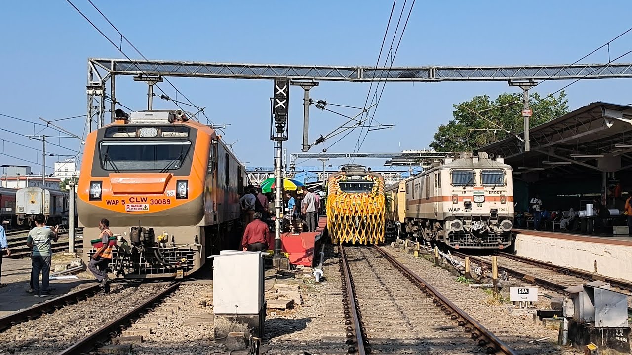 Thiruvananthapuram Mangaluru Amrit Bharat inaugural special short journey 