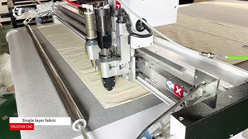 Single Layer Fabric Digital Knife Cutting Machine