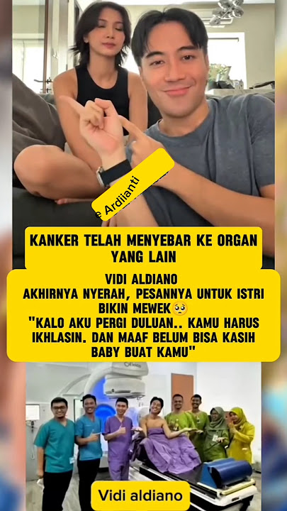 Pesan haru Vidi Aldiano untuk istri nya 🥹#vidialdiano #shortvideo #viralvideo #trending