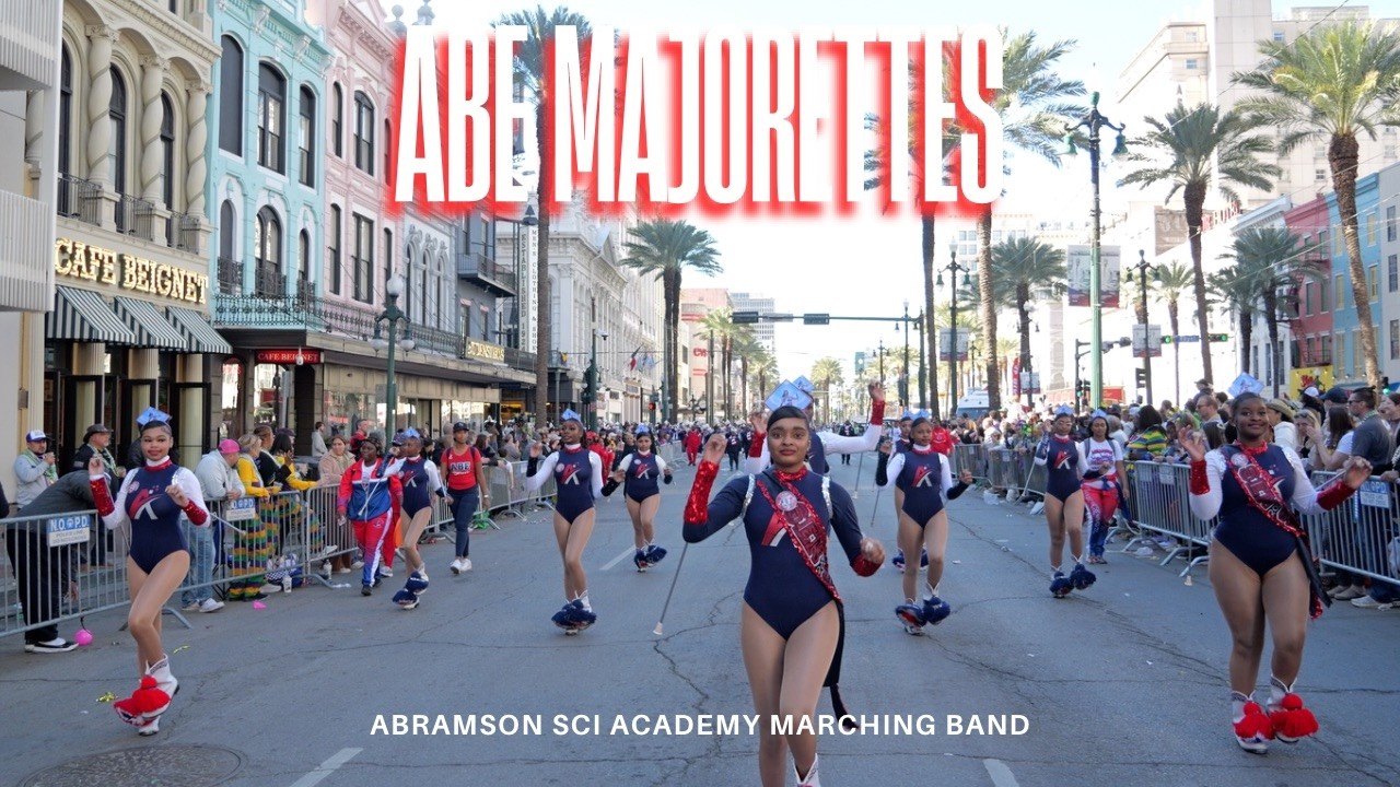 Roommates | Legion of Mars Parade 2026 | Abramson Sci Academy Marching Band Abe MajorHeat Majorettes