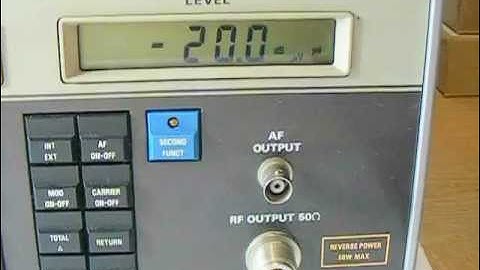 GENERATOR 2019A MARCONI 80 kHz   1040 MHz 1