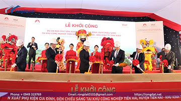 Lễ động thổ dự án  Khu công nghiệp Hải Long , Thái Bình