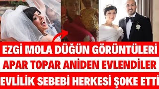 Ezgi̇ Mola Düğün Görüntüleri̇ Mustafa Aksalli Ve Ezgi̇ Mola Evlendi̇ Kizilcik Şerbeti̇ Düğün Seda Sayan