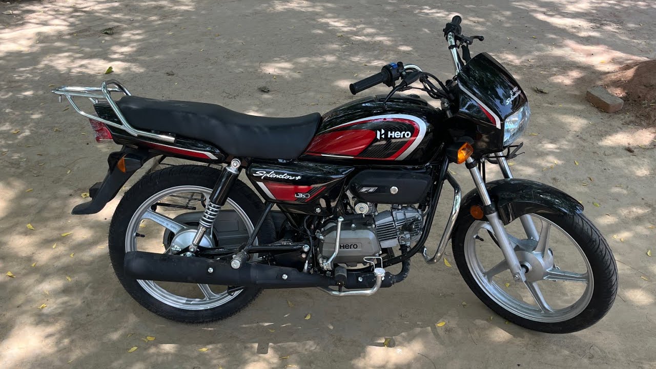 New Hero Splendor Plus OBD 2B Red Colour Walkaround 😍 | Chassis Number 9
