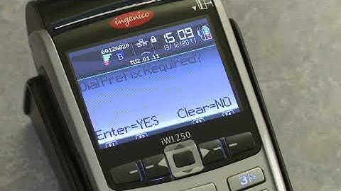 How to install your Ingenico Portable iWL250 terminal