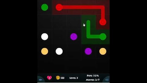 flow game facebook - beginners pack level 3 Connect the dots