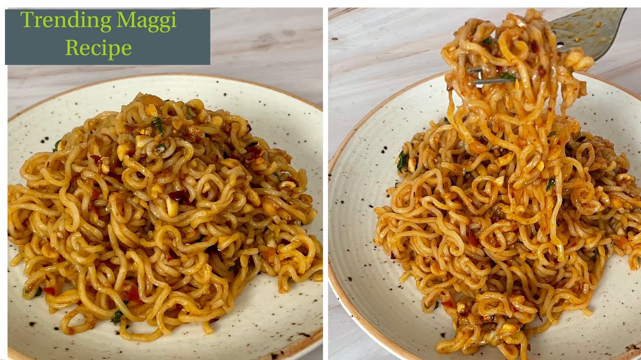 Trending Chilli Oil Schezwan Maggi | Trending Korean Noodles |Best Maggi Recipe | Viral Maggi Recipe | Anyone Can Cook with Dr.Alisha