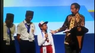 Video lucu anak SD waktu ditanya sama pak Presiden Jokowi tentang nama-nama ikan
