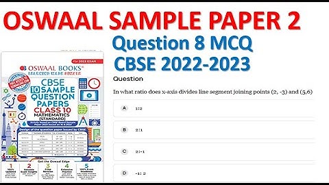 In what ratio does x-axis divides line segment joining points (2, -3) and (5,6)