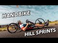 HANDCYCLE HILL CLIMBING and getting fit in a WHEELCHAIR // Ironman training