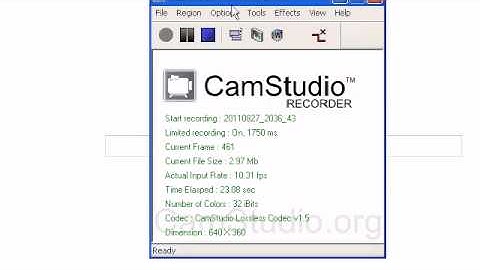 CamStudio -  Best Settings