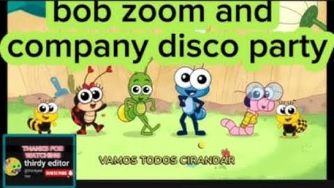bob zoom and company join a disco party with multiple screen #bobzoomeffects #bobzoom #animation