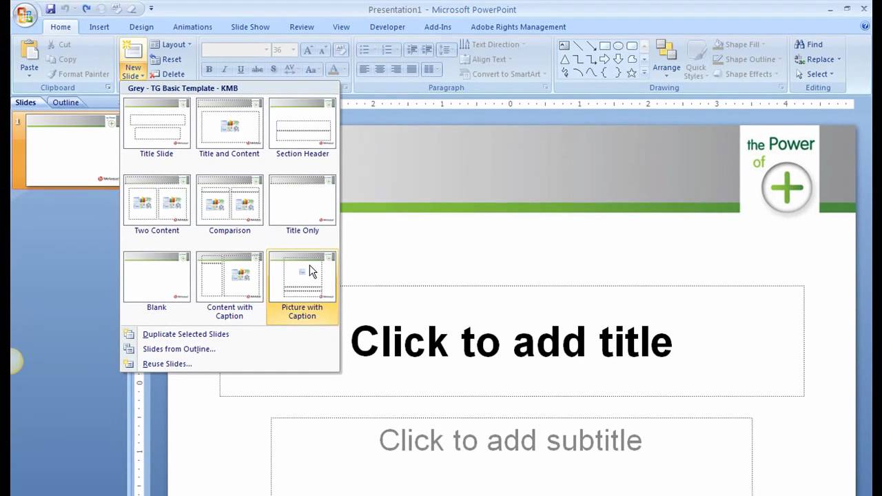 how to transfer powerpoint presentation to new template