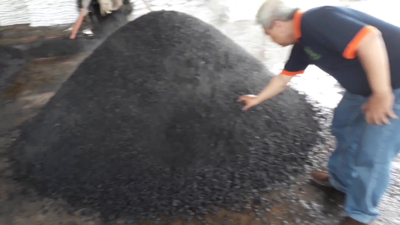 Produksi1 Coldmix Asbuton spec CPHMA - YouTube