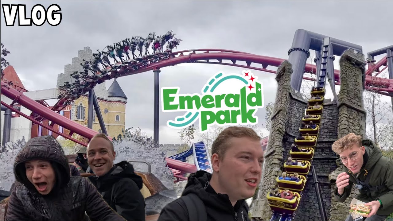 Irlands BESTER Freizeitpark & starke, NEUE HÄNGEACHTERBAHN! Emerald Park | Vlog 