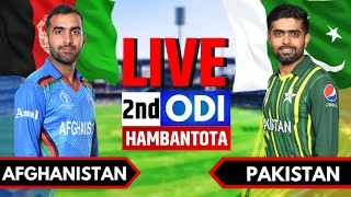 Pakistan vs Afghanistan 2nd ODI Live Score & Commentary | PAK vs AFG Live Score & Commentary